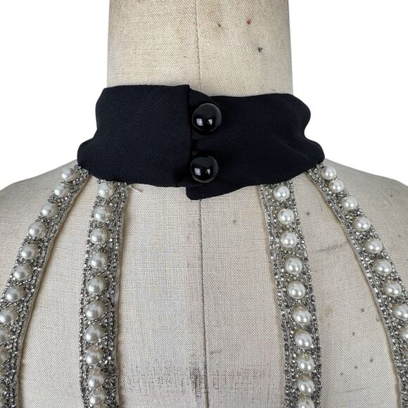 Vintage Jessica Howard Party Dress Womens 8 Pearl Prom Wedding Homecoming 90s - Picture 6 of 16